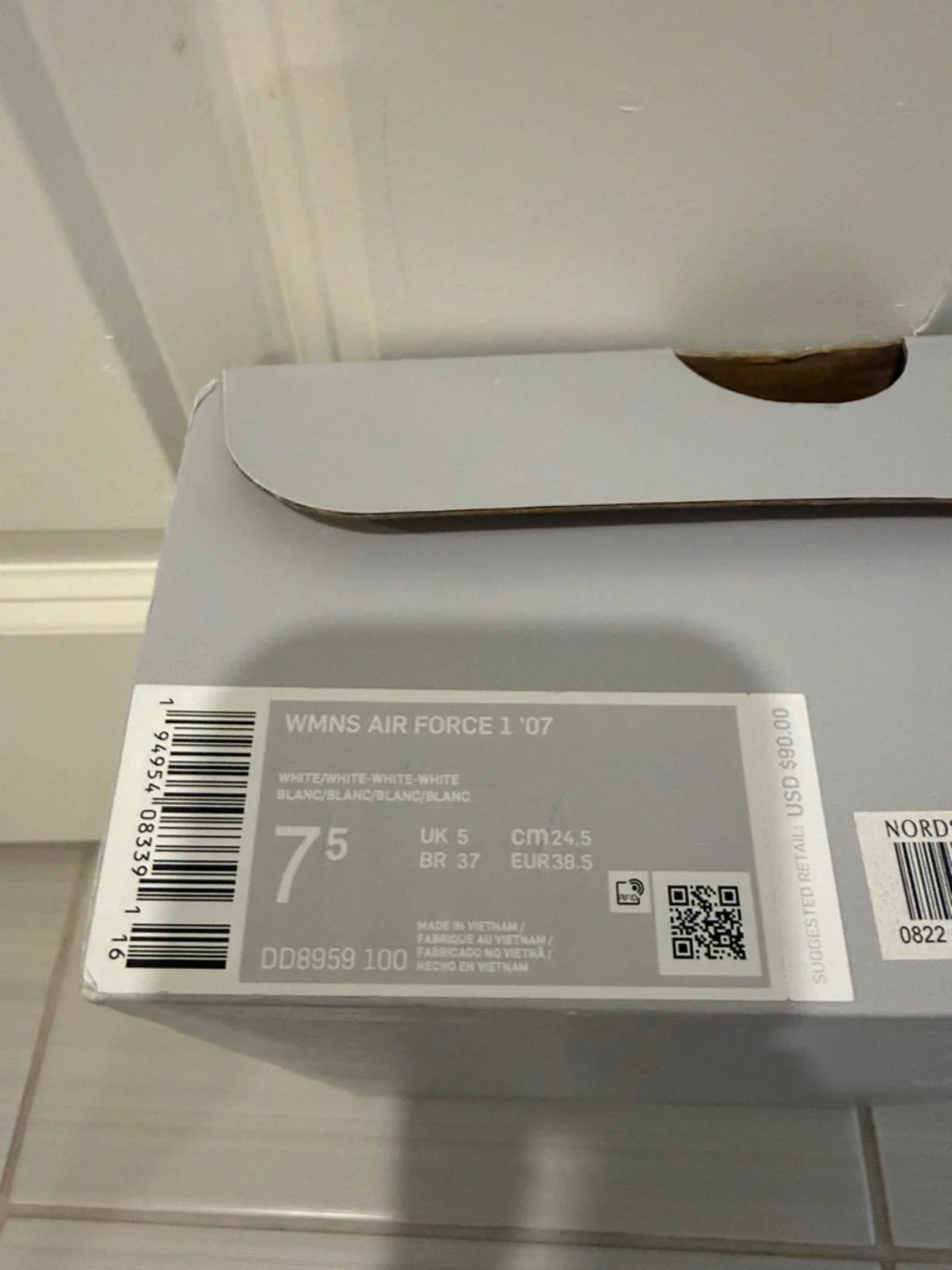 Nike women’s AF1 Air Force ones ‘07 - Picture 14 of 15